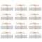12 Packs: 4 ct. (48 total) White Ceramic Coasters by Make Market®